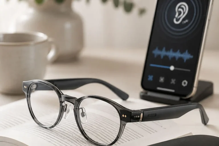 Optik Schwabedissen - Gutes Sehen ist Lebensqualität!- Leistungen - Hörbrillen Nuance Audio Hörbrillen